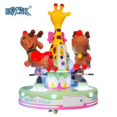Joc operat cu monede Girafe Carusel