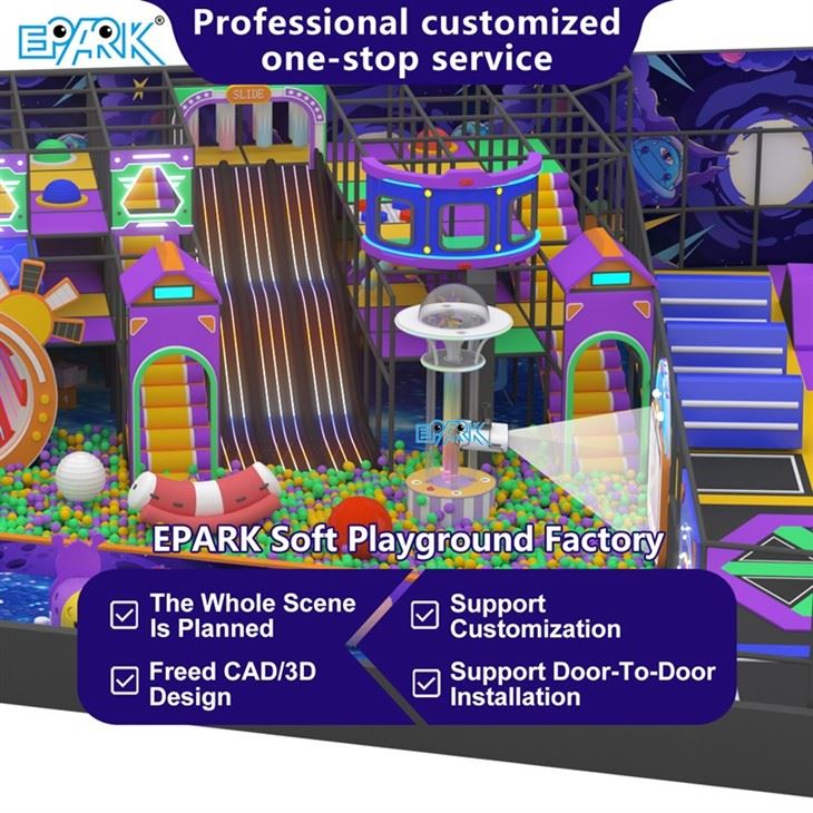 427m² Custom Indoor Playground Equipment | Soft Play Park best
