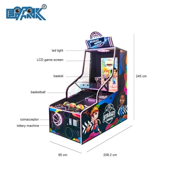 Coin Operated Basketball Shooting Arcade Machine