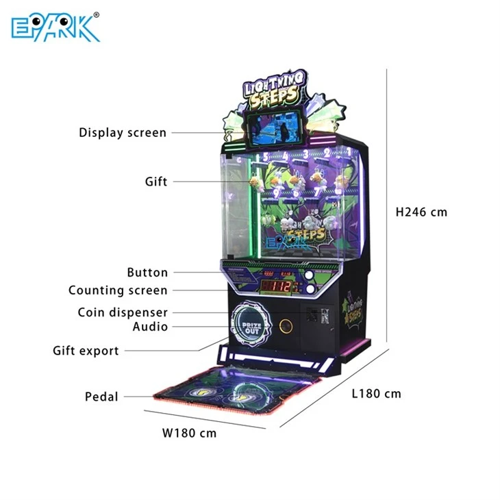Win Big on Lightning Steps Prize Redemption Machine best